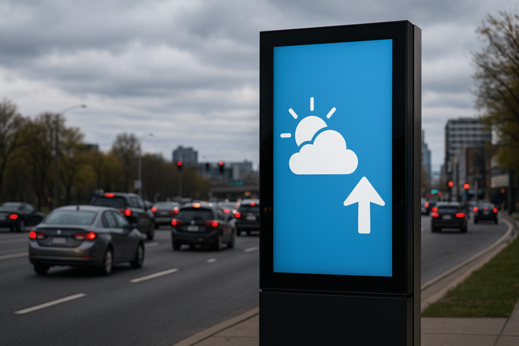 Publicidad exterior programática adaptada al entorno
