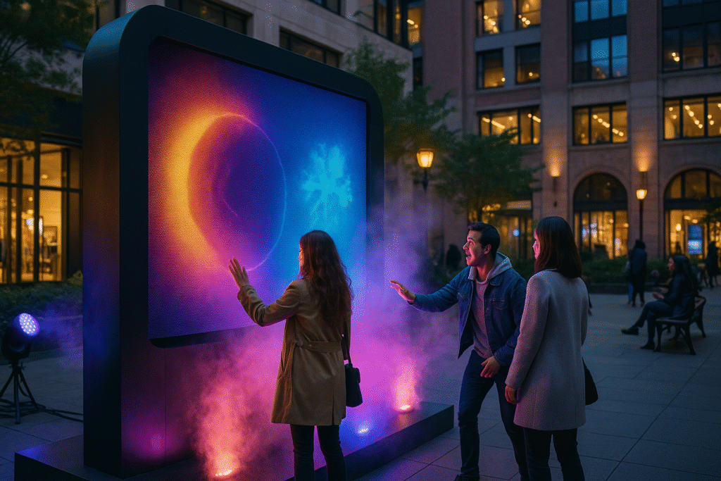Publicidad sensorial con experiencia inmersiva
