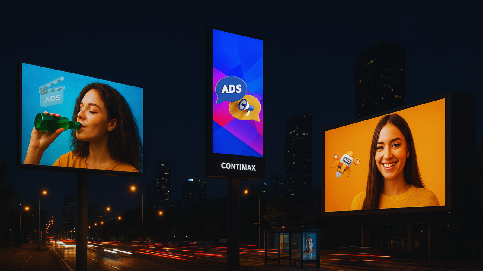 Omnipresencia de marca con publicidad exterior.