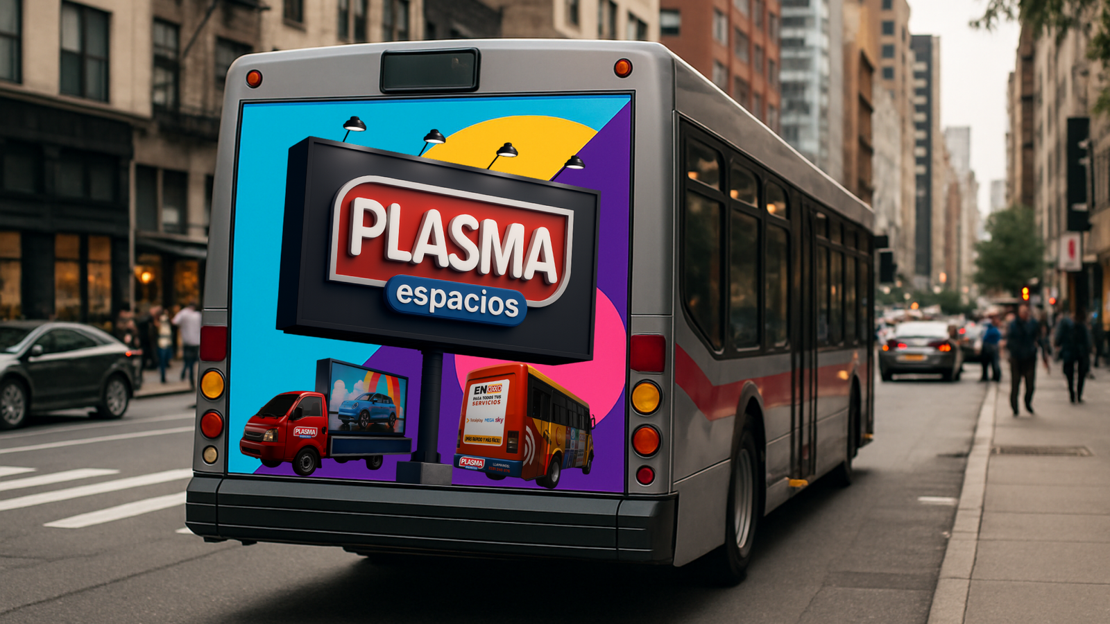 Publicidad en transporte urbano para máxima cobertura visual