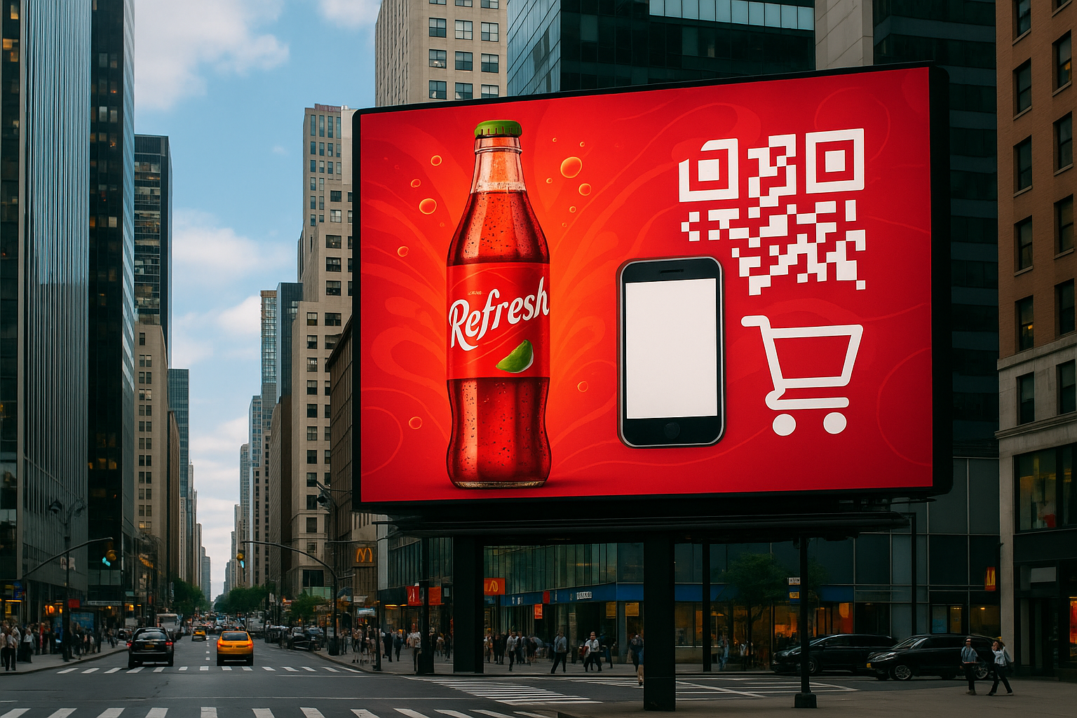 Publicidad exterior conectada al mundo digital: del anuncio físico a la compra online.
